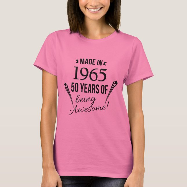 50 år av att vara enorm T-tröja Tee (Framsida)