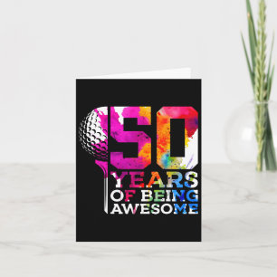 50 år av Fantastisk Golf 50:e födelsedagen Kort