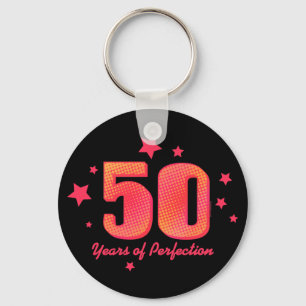 50 år av perfektion nyckelring