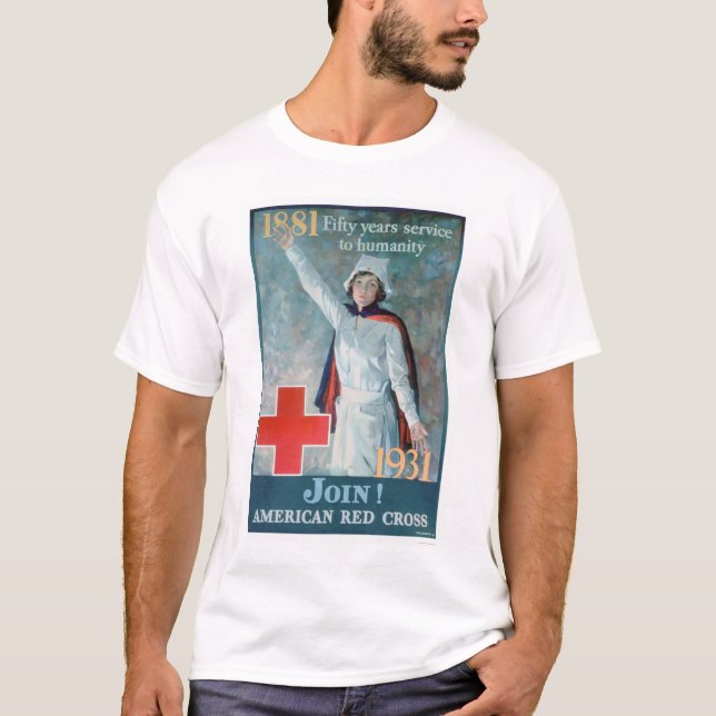 50 år av tjänste- (US00304) Tee Shirt (Framsida)