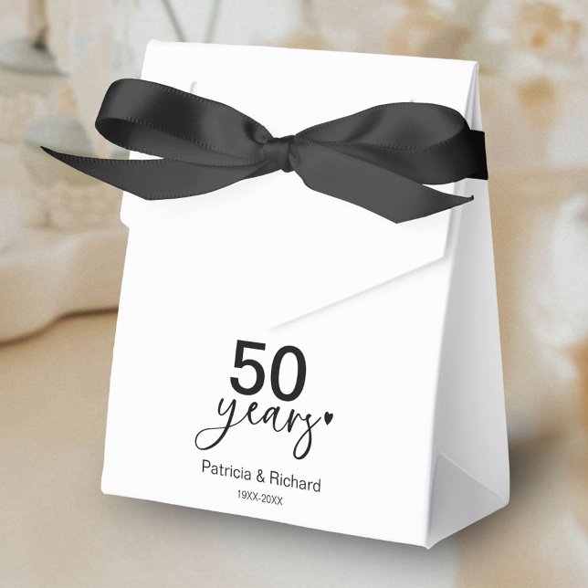 50 år Bröllop-årsdagen Presentaskar (Skapare uppladdad)
