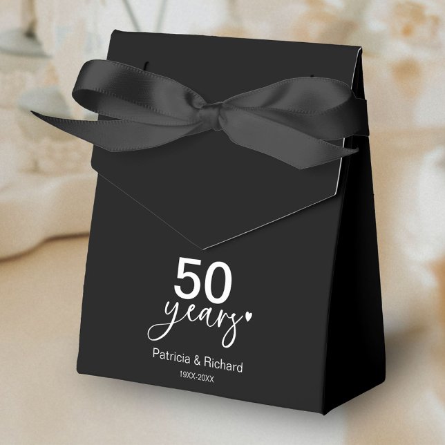 50 år Bröllop-årsdagen Presentaskar (Skapare uppladdad)