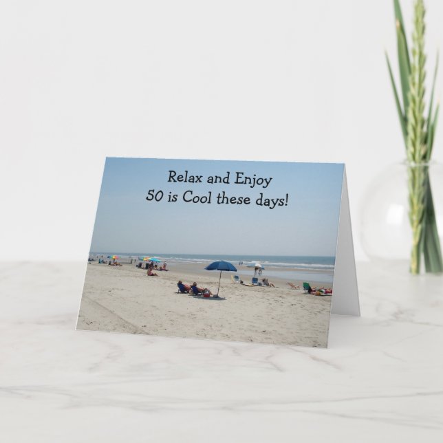"50" ÄR COOLAN DAGAR! KORT (Framsida)