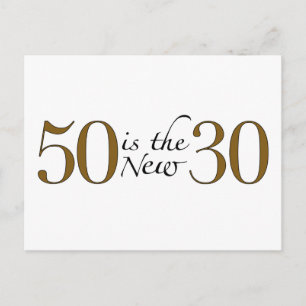 50 är de nya 30 vykort
