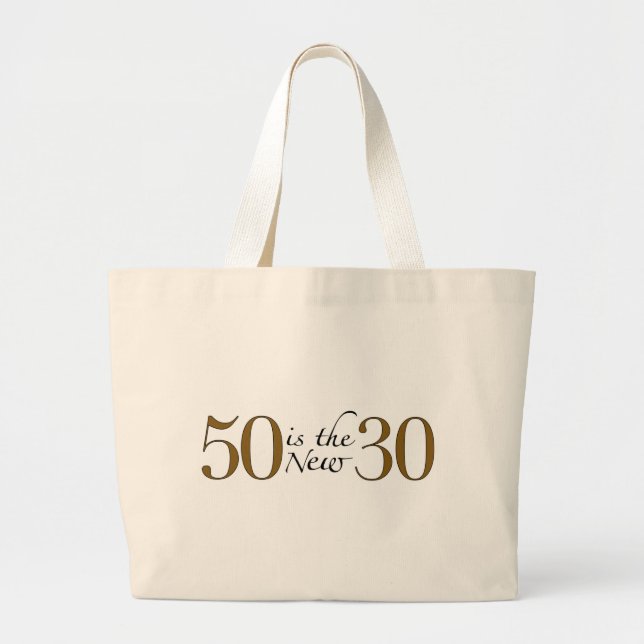 50 är de nya 30na jumbo tygkasse (Framsidan)