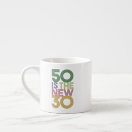 50 är den nya 30-50:e födelsedagsgiften Essential Espressomugg