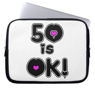 50 är den reko födelsedagen laptop sleeve