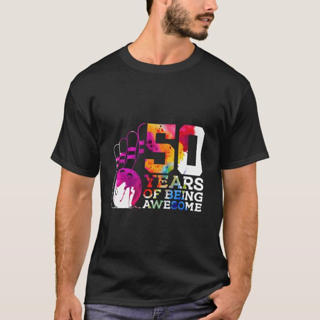 50 ÅR EFTER ATT HA BOWLING I FANTASTISK 50 FJÄRRDA T SHIRT (Framsida)