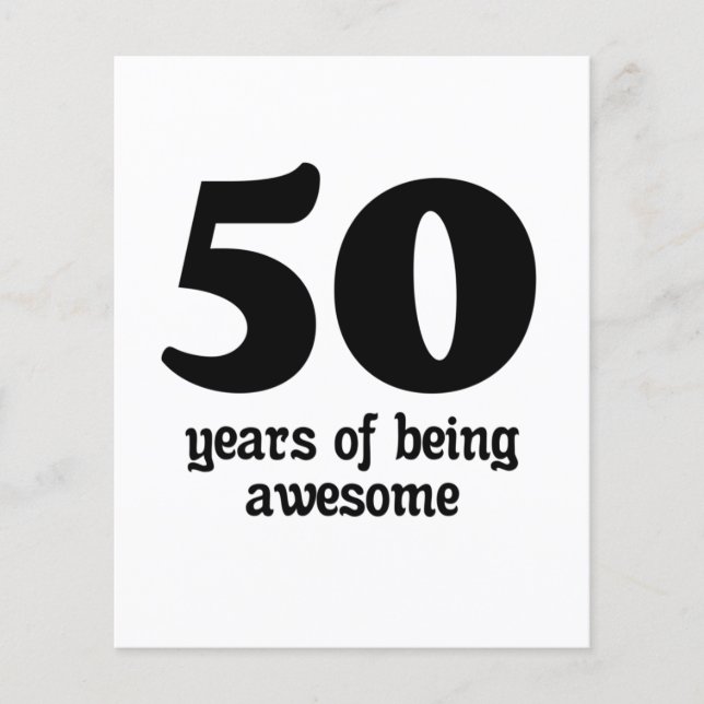 50 år efter fantastisk flygblad (Framsidan)