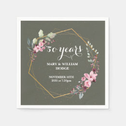 "50 år för evigt: En årsdag för minnet" Pappersservett