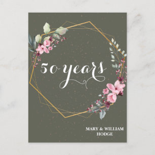 "50 år för evigt: En årsdag för minnet" Vykort