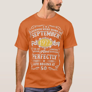 50 år gamla födelsedagsblad födda september 1972 5 t shirt
