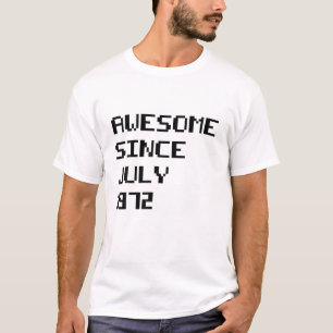 50 år gamla gåvor Fantastisk sedan juli 1972 50 hb T Shirt