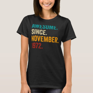 50 år gammal 50 dagar Manar Fantastisk sedan novem T Shirt