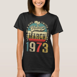 50 år gammal 50:e födelsedagstidningen Retro Vinta T Shirt