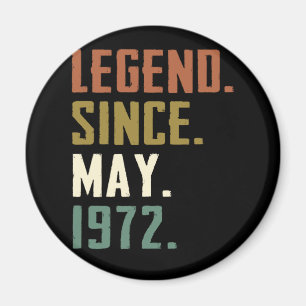 50 år gammal förklaring sedan maj 1972 50 år magnet