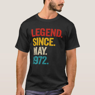 50 år gammal förklaring sedan maj 1972, 50:e födel t shirt