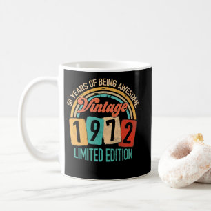 50 år gammal i Fantastisk 1972, 50:e födelsedage Kaffemugg