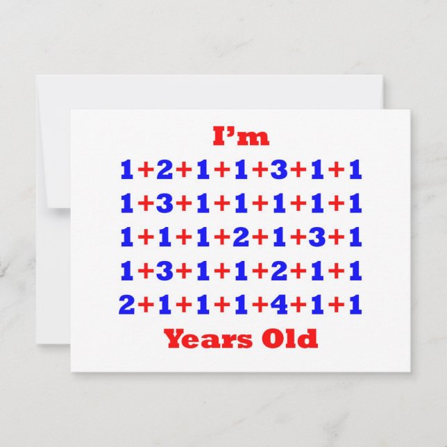 50 år gammal! kort (Framsida)