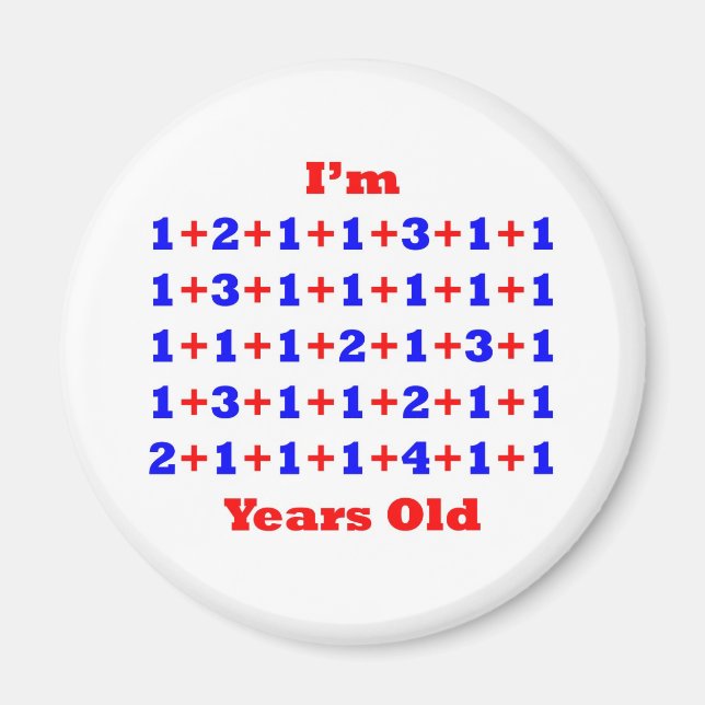 50 år gammal! magnet (Framsidan)