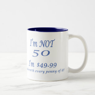 50 år gammal mugg