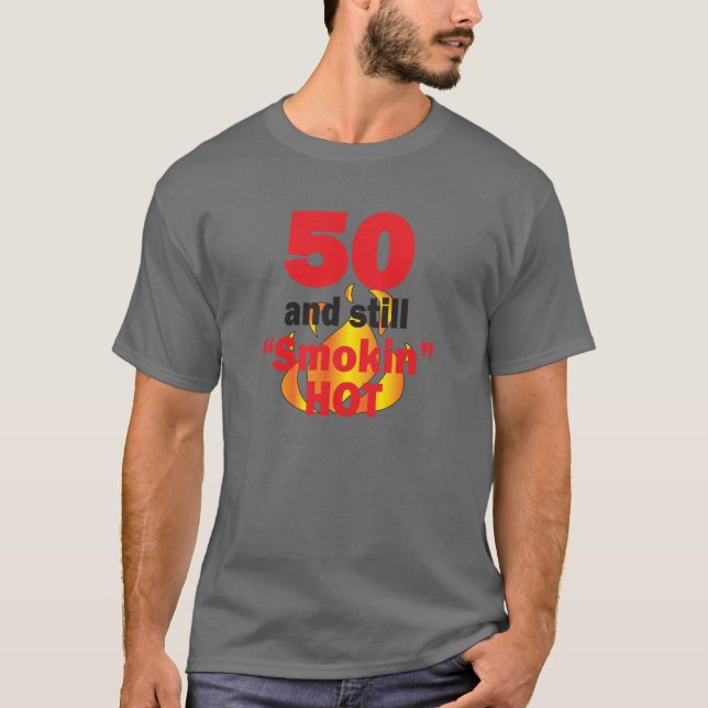 50 år gammal och fortfarande rökande Hett - 50:e f Tee (Framsida)