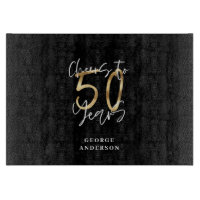 50 år gammal svart och guld