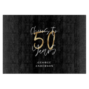 50 år gammal svart och guld
