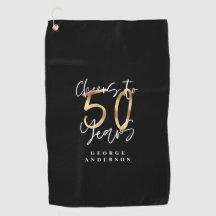 50 år gammal svart och guld