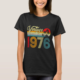 50 år gammal Vintage 1976 50-årsdag män kvinnor T Shirt