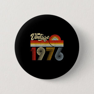 50 år gammal vintage tillverkad 1976 50-års födels knapp