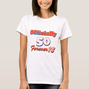 50 år gammalt och stilla lättrörligt t shirt