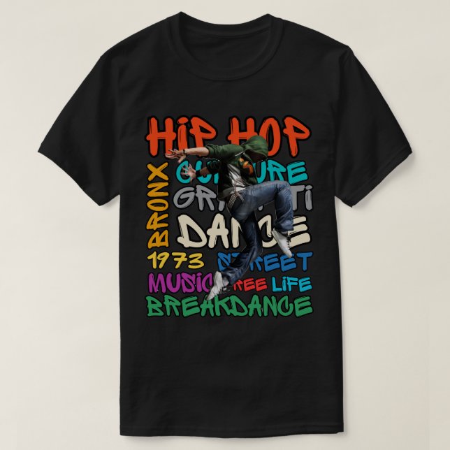 50 år Hip hop T Shirt (Design framsida)