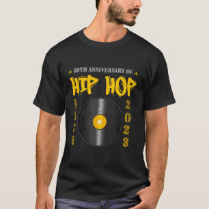 50 år Hip hop Vinyl Retro 50-årsjubileum Cele T Shirt