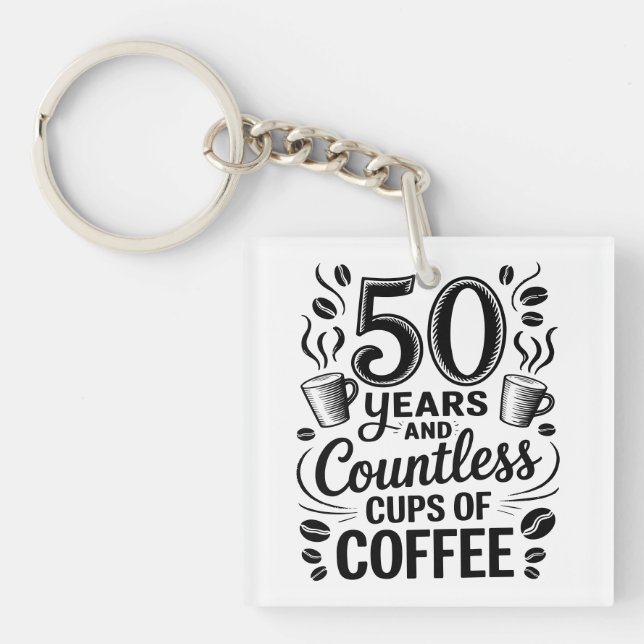 50 år och otaliga koppar kaffe  (Framsidan)