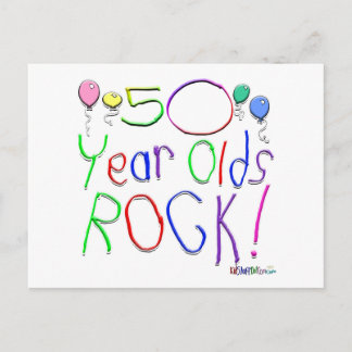50 år - oldssten! vykort
