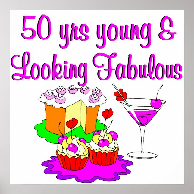 50 ÅR UNGA POSTER (Framsidan)