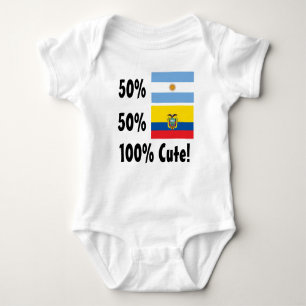 50% argentinare 50% gullig ecuadoriansk 100% tröja