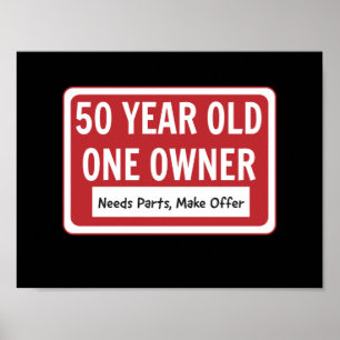 50-årig ägare poster