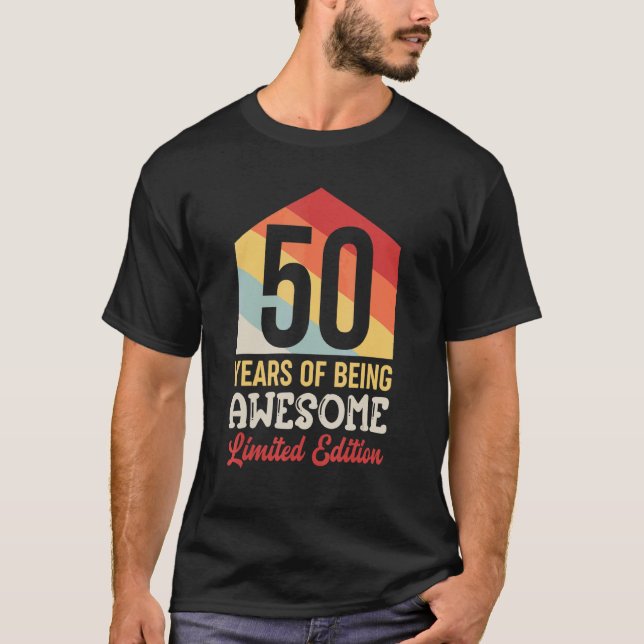 50 års ålder av Fantastisk vid 50:e födelsedagen_1 T Shirt (Framsida)