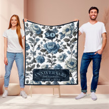 50-års bröllopsdag Dammtorblue blomkonst Peony