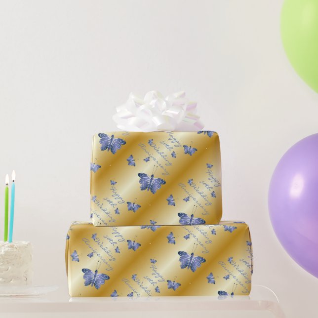 50-års bröllopsdag presentpapper (Festgåvor)