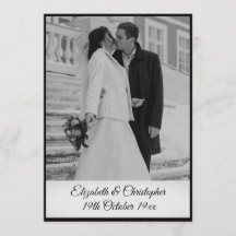 50-års bröllopsfotot Elegant svart vitt