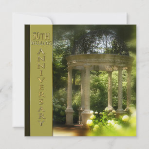 50-års bröllopsjubileum inbjudningar - Gazebo