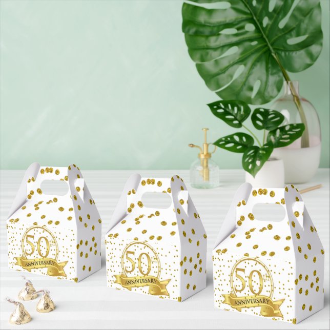 50-års bröllopsjubileum presentaskar (Multipel)
