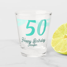 50-års födelsedag tillägg namn datum år grön paste