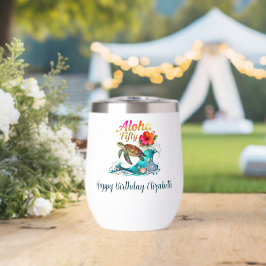 50-års födelsedag Tropisk Ocean Strand Tema 