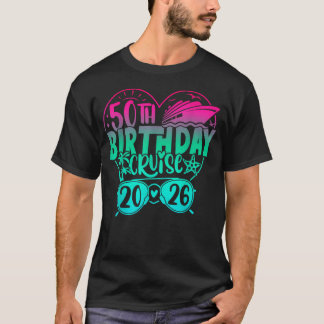 50-års födelsedagsresa med kryssning 2026 Familjek T Shirt