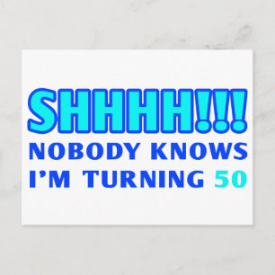 50 års gammaldags gag-gåva vykort