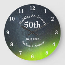 50-års gyllene bröllopsdag Aurora Borealis La